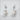 18ct White Gold Coppélia White Pearl Drop Earrings