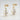 18ct Yellow Gold Coppélia White Pearl Drop Earrings