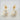 18ct Yellow Gold Coppélia White Pearl Drop Earrings