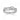 18ct White Gold Emerald & Round Brilliant Cut Diamond Double Band Dress Ring