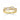 18ct Yellow Gold Emerald & Round Brilliant Cut Diamond Double Band Dress Ring