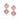Rose Morganite & Diamond Earrings