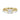 18ct Yellow Gold Solitaire in a open bezel setting