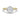 18ct Yellow Gold & Platinum Hexagon Halo Ring