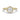 18ct Yellow Gold Hexagon Halo Ring